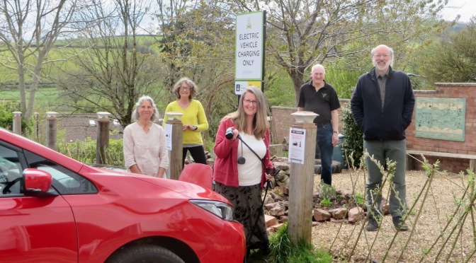 Wiveliscombe on map for electric vehicle charging